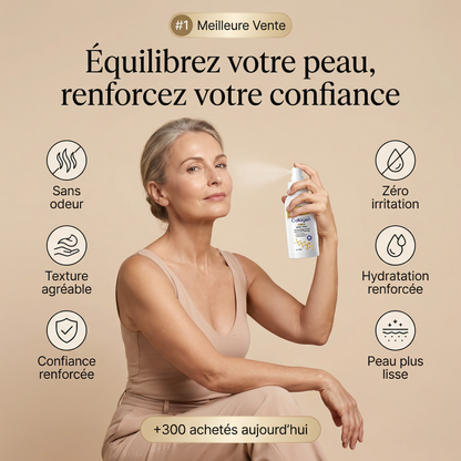 Spray raffermissant au collagène