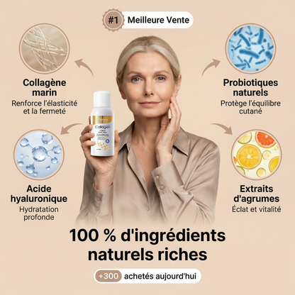 Spray raffermissant au collagène